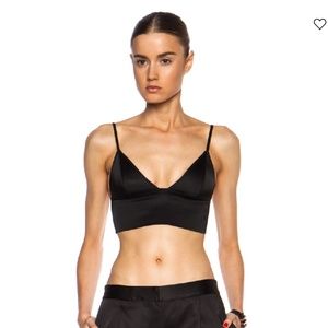 Zara Black Satin Top